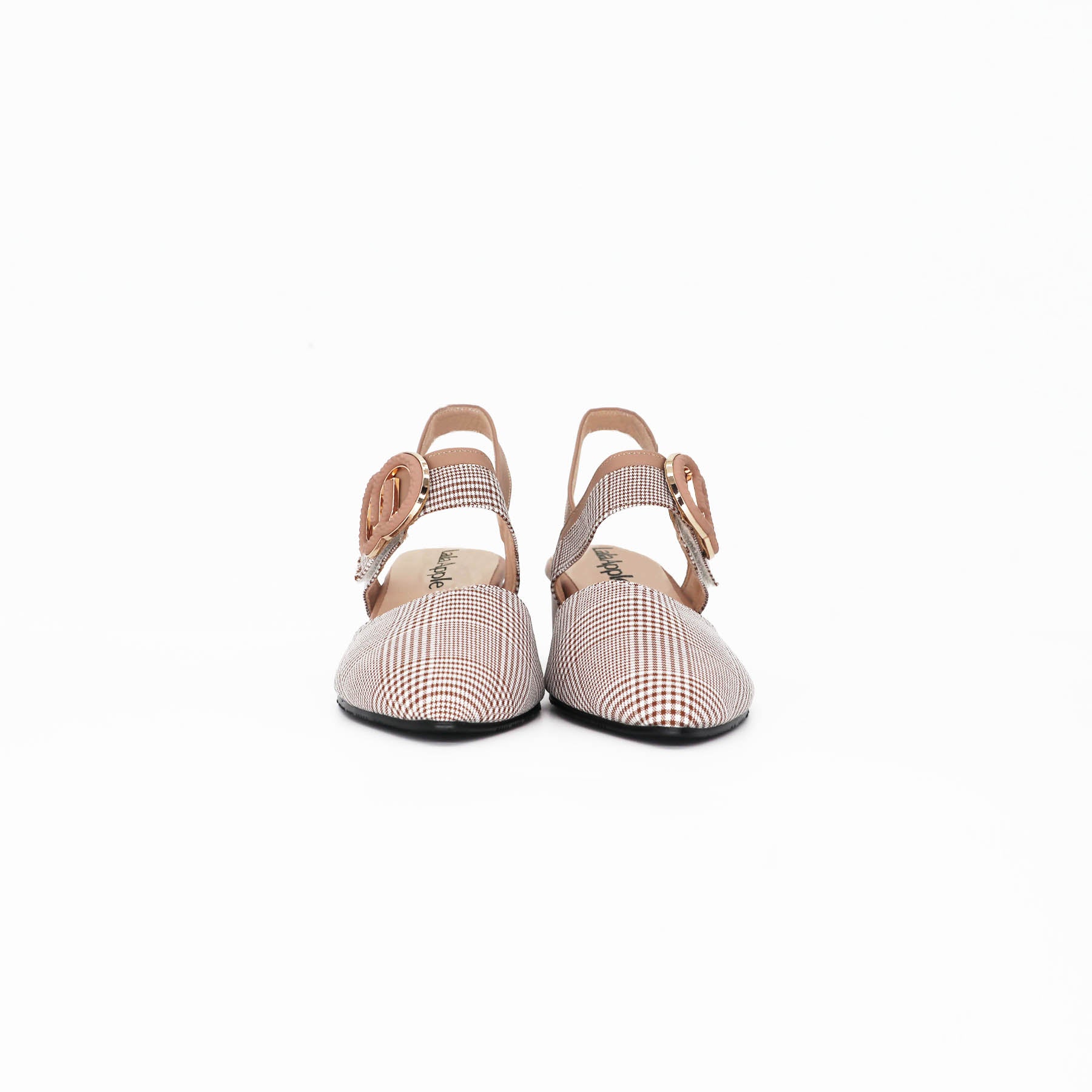 Vienna Plaid Slingback Mules