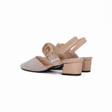 Vienna Plaid Slingback Mules