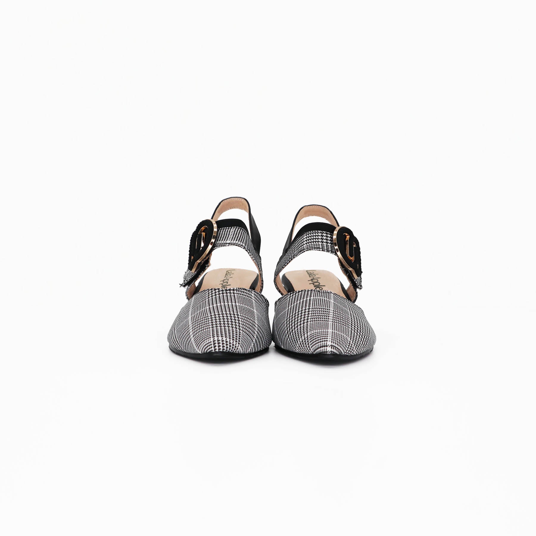 Vienna Plaid Slingback Mules