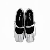 Wei Metallic Mary Janes