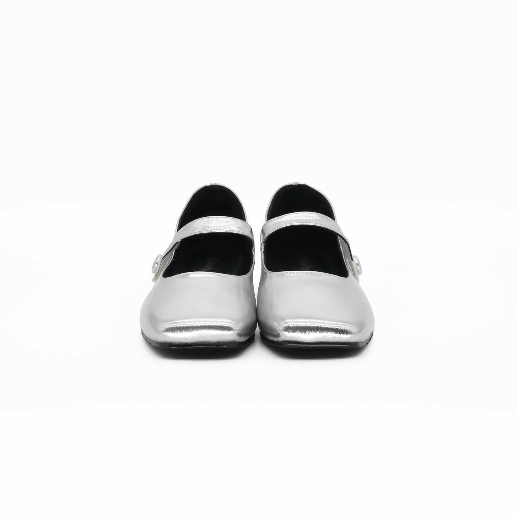 Wei Metallic Mary Janes
