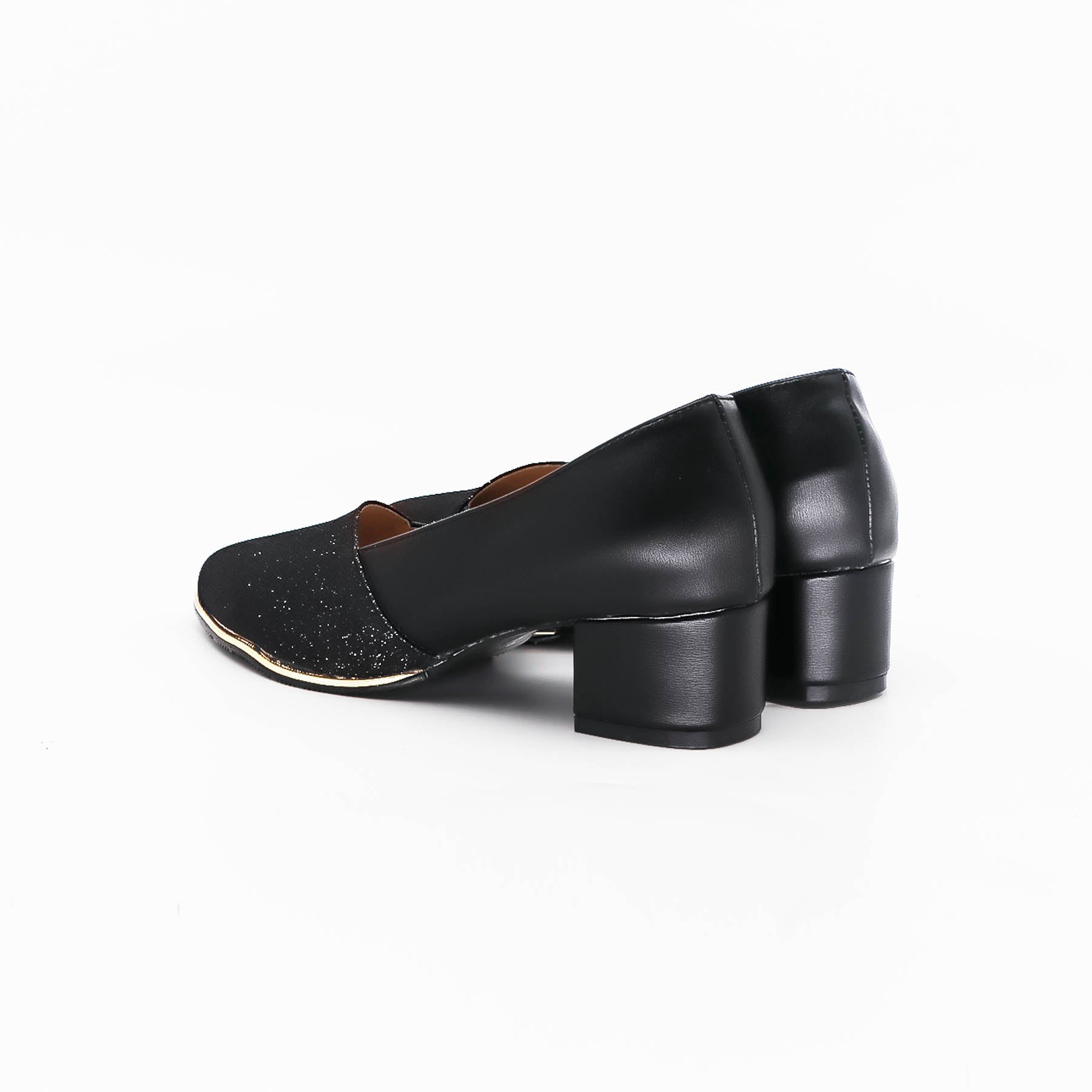 Serene Shimmer Pointy Heels