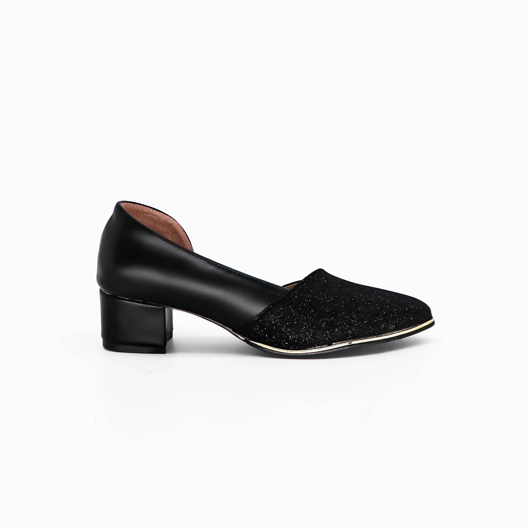 Serene Shimmer Pointy Heels