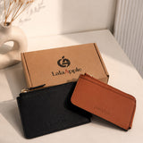 Card Coin Calf Leather Wallet